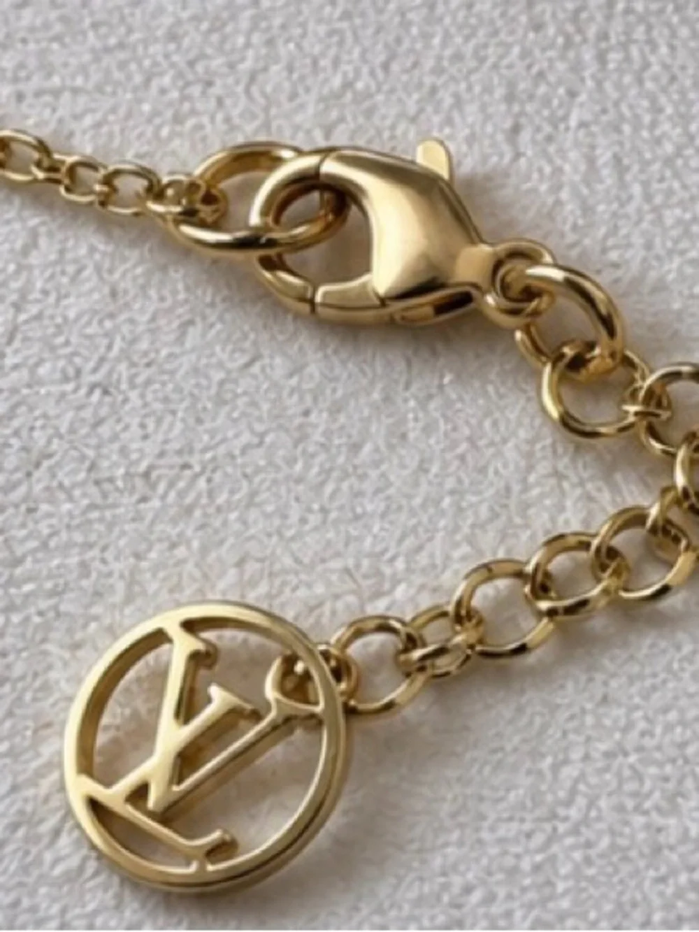 Louis Vuitton Two-Tone Tag Pendant Necklace - Gold & Silver - Picture 2 of 4